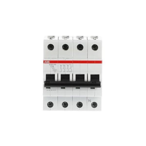 INTERRUPTOR AUTOMTICO S203-C6NA 3P+N 6A C 10kA