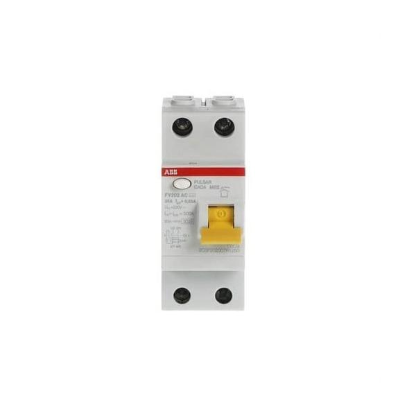 INTERRUPTOR DIFERENCIAL RESIDENCIAL FV202AC-25/0,03 2P 25A TIPO AC 30mA