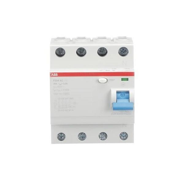 INTERRUPTOR DIFERENCIAL RESIDENCIAL/TERCIARIO F204AC-25/0,3 4P 25A TIPO AC 300mA