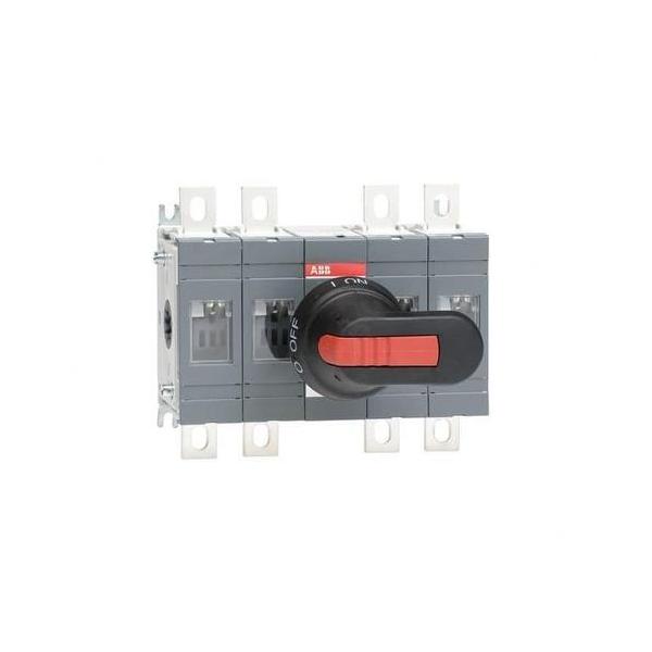 SECCIONADOR OT 250E22-P 4P PARA MANDO PLSTICO NEGRO