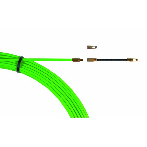 SONDAFLEX CABLE ACERO DIMETRO 4 ROSCA M5 VERDE 10m