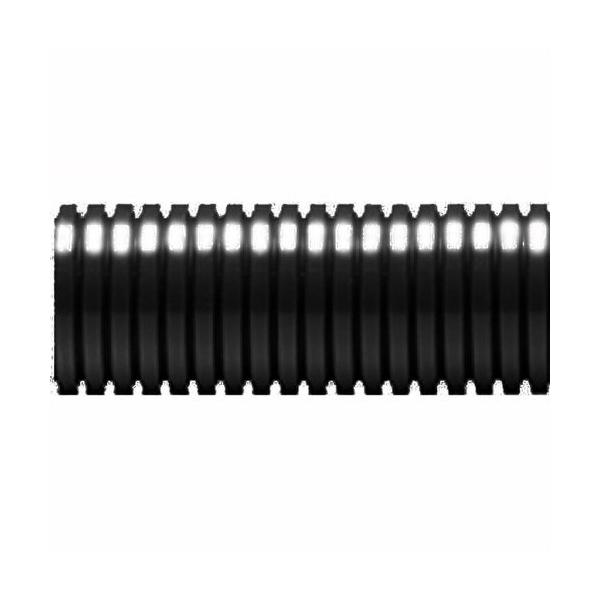 TUBO ANILLADO LIGERO FLEXIBLE PPT DN17 NEGRO