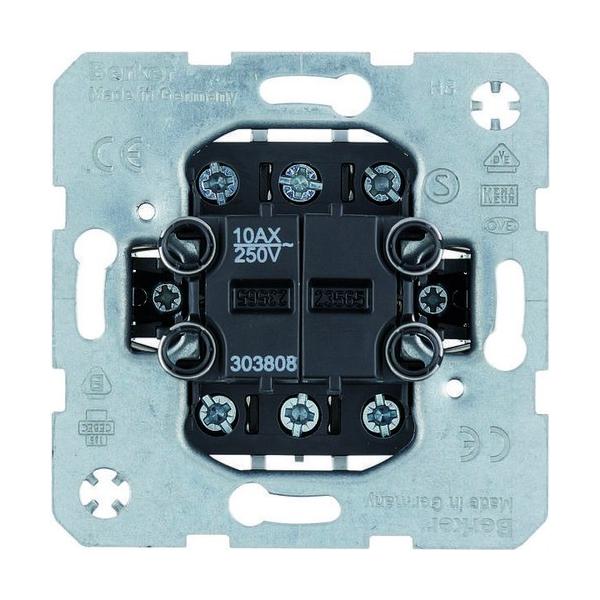 MECANISMO CONMUTADOR DOBLE 10A/250V