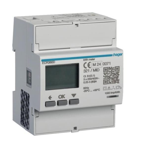 CONTADOR DE ENERGA 3F DIRECT 80A 4M MODBUS MID