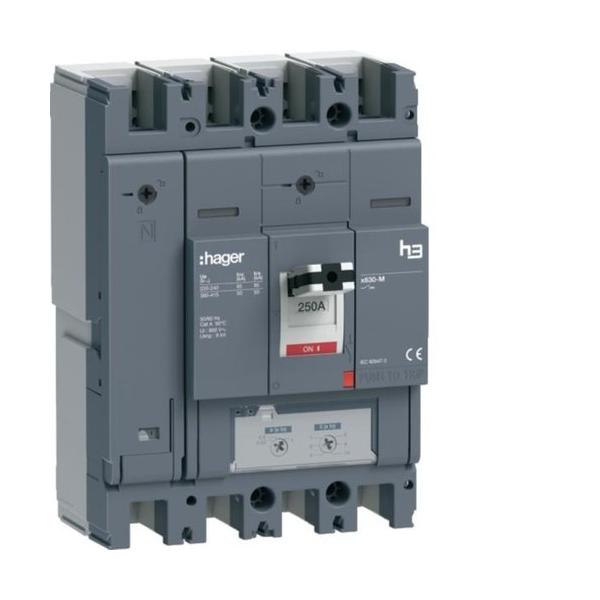 INTERRUPTOR AUTOMTICO CAJA MOLDEADA h3+ P630 3P3D 250A 50kA REL TM