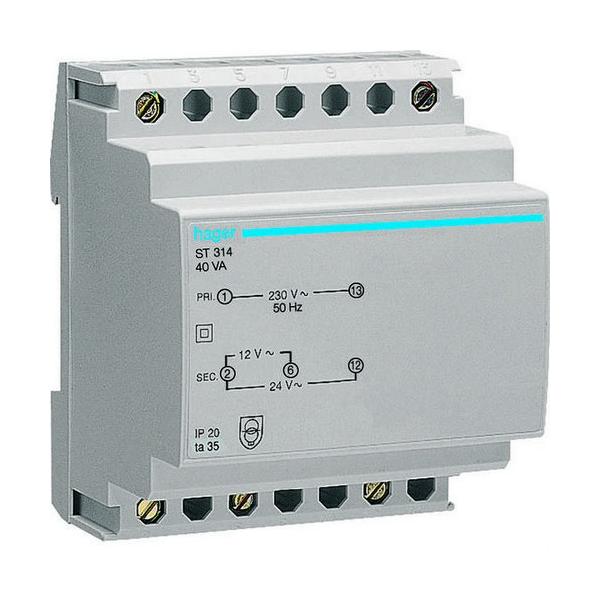 TRANSFORMADOR 40VA 230/12-24V