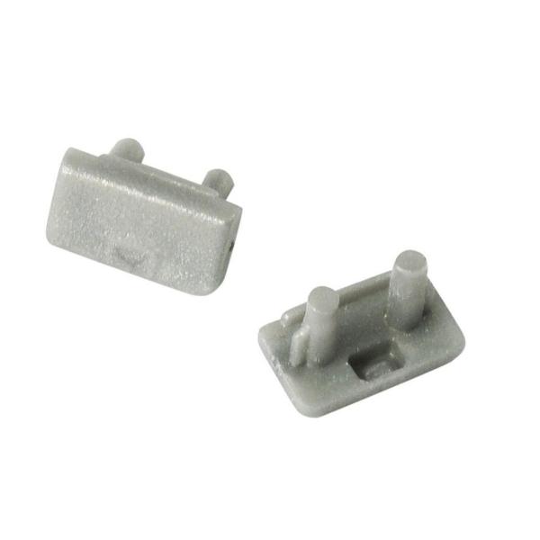 TAPA EDEC TA-SM-G PARA PERFIL ALUMINIO GRIS