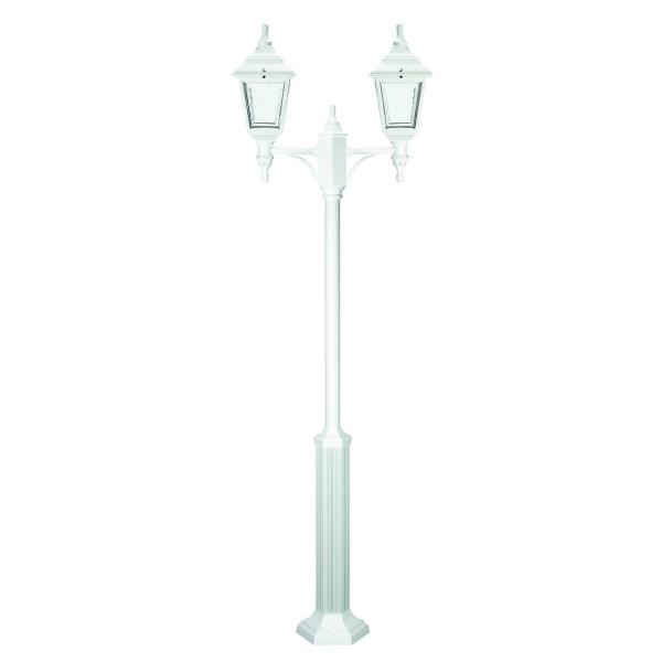 LUMINARIA VIAL COLUMNA CLSICA 2 BRAZOS CLIC-CLAC 4 IP44 E27 2x42W 2100mm NEGRO