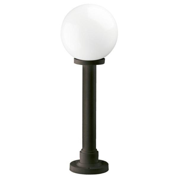 BALIZA CLSICA INDURA GLOBO IP65 E27 70W 750mm NEGRO