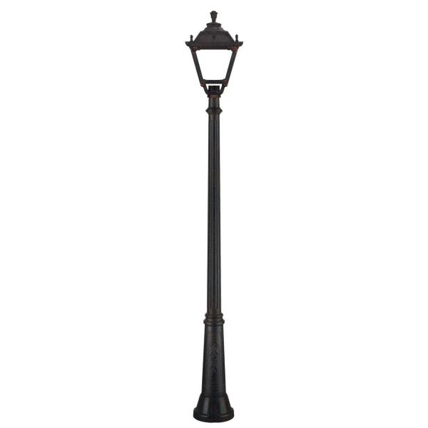 LUMINARIA VIAL PARA POSTE INDURA MEDIUM 4 IP55 E27 70W 530mm NEGRO