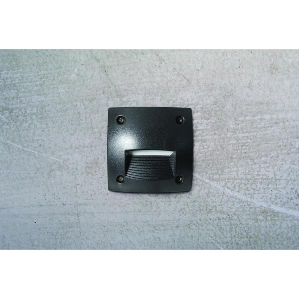 EMPT.PARED DEVON ASYMMETRIC SQ.IP66 GX53 LED T2 3W 380lm/395lm/415lm CRI80