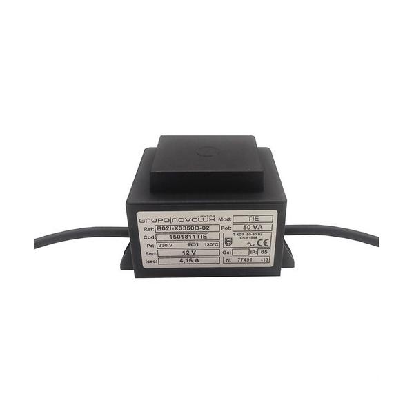 TRANSFORMADOR 12VAC 50W IP65