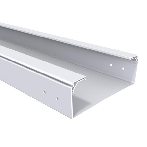 BANDEJA CIEGA BPE-C 100x400mm PVC UVM1 EXTERIOR RESISTENTE UV RAL 7035