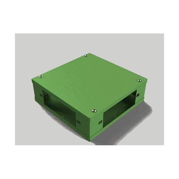 CAJA DERIVACIN CDT 80mm GALVANIZADO SENDZIMIR+POLISTER VERDE (GSP 6011)