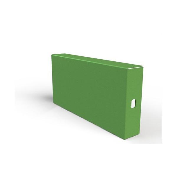 TAPA FINAL TFCT 100x300mm GALVANIZADO SENDZIMIR+POLISTER VERDE (GSP 6011)