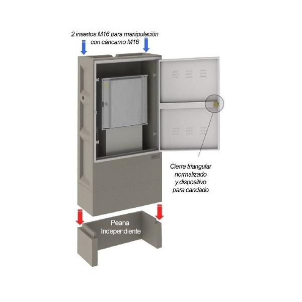 ARMARIO MONOBLOQUE GCR Z8 1850x800x345