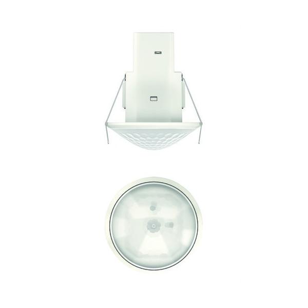 DETECTOR DE PRESENCIA MONTAJE EMPOTRADO TECHO 1 SALIDA 360 4m EN BLANCO