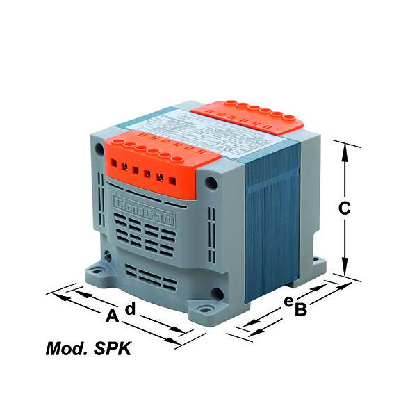 TRANSFORMADOR MONO SPK 130VA 230V/P/12.5-13-13.5V SOP.P/ILUM.PISCINAS