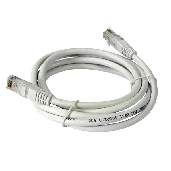 CABLE DE RED U/UTP CU CAT6 PVC BLANCO 2m (BOLSA)