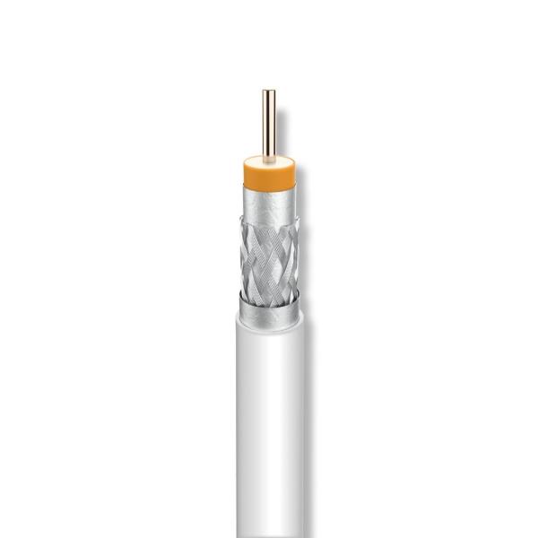 CABLE COAXIAL SK100PLUS CU/AL PVC BLANCO