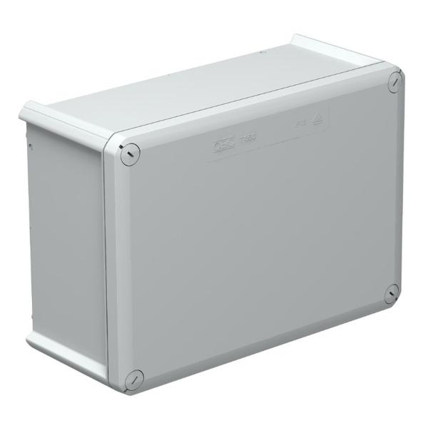 CAJA DERIVACIN CIEGA T350-OE 285x201x120 POLIPROPILENO GRIS