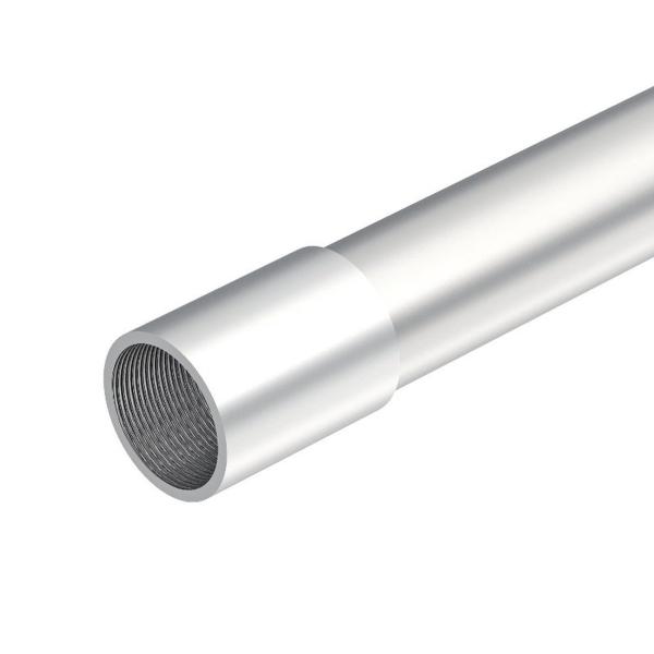 TUBO METLICO ROSCADO M25W 3000mm ALUMINIO