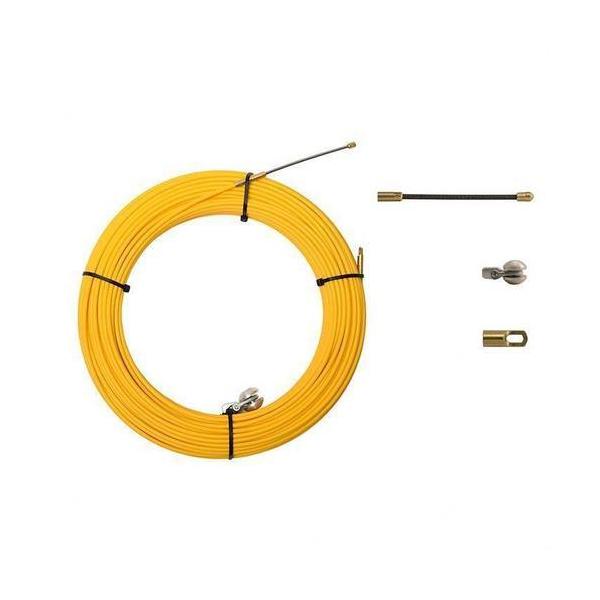 PASACABLES FIBRA AUTOENERGÉTICA 6mm 20m AMARILLO