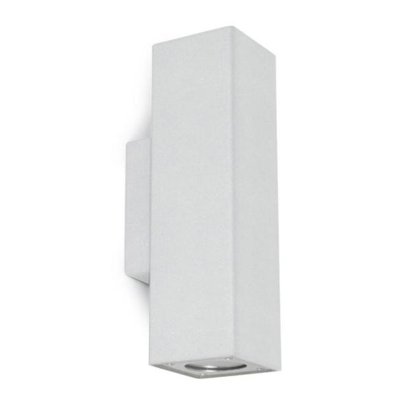 APLIQUE STONE SQUARE IP65 GU10 2x12W UP-DOWN CONCRETE BLANCO