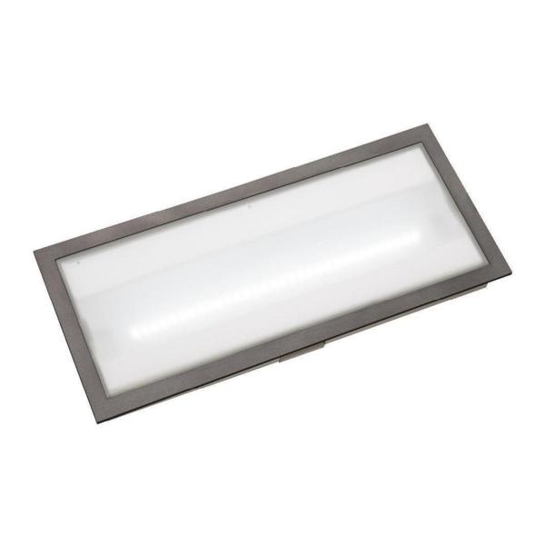 LUMINARIA EMERGENCIA EMPOTRAR VOLUTTA LED 130lm PERMANENTE 360x166x40mm BLANCO