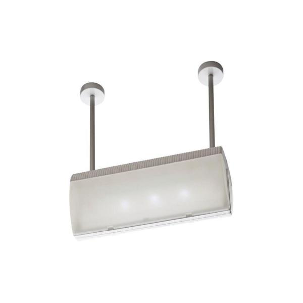 LUMINARIA EMERGENCIA DBL.VOLUTTA LED 290lm 1h NO PMT.327x145x117mm BL