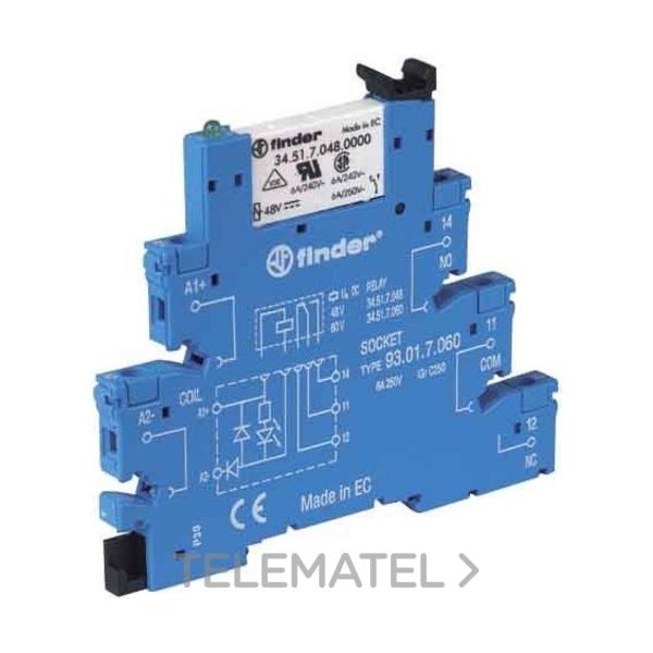 INTERFAZ MDR.38,RL.ELTMEC.1 CTO.CONMD.6A AGNI 24V DC,SENS.BNE.JAULA