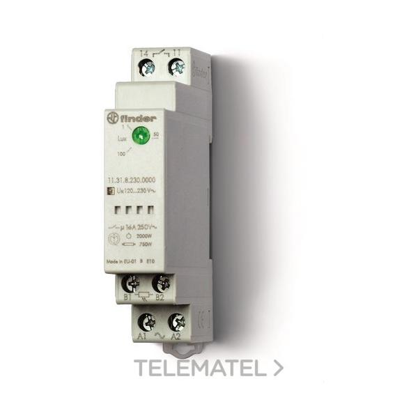 INTERRUPTOR CREPUSC.MDR.11,An 17,5mm,1 CTO.CONMD.16A,12...24V AC/DC(emb.1u)