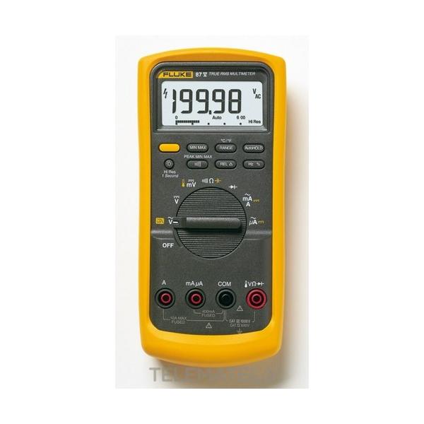 MULTMETRO DIGITAL FLUKE-87V TRMS DISPLAY RETROILUMINADO