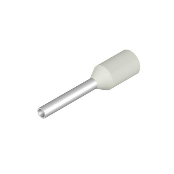 TERMINAL TUBO 0.5mm/14 BLANCO ROLLO