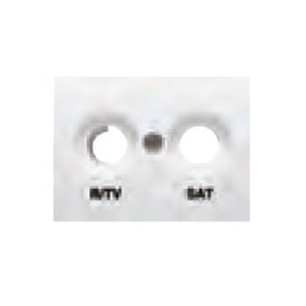 TAPA R/TV-SAT SERIE CORAL EN BEIGE