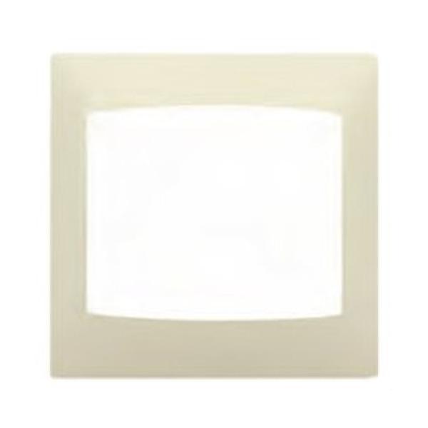 PLACA 1 ELEMENTO HORIZONTAL SERIE CORAL SIN BASTIDOR EN BEIGE