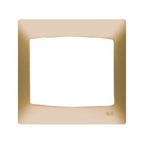 PLACA 1 ELEMENTO HORIZONTAL SERIE CORAL SIN BASTIDOR EN DORADO PERLADO