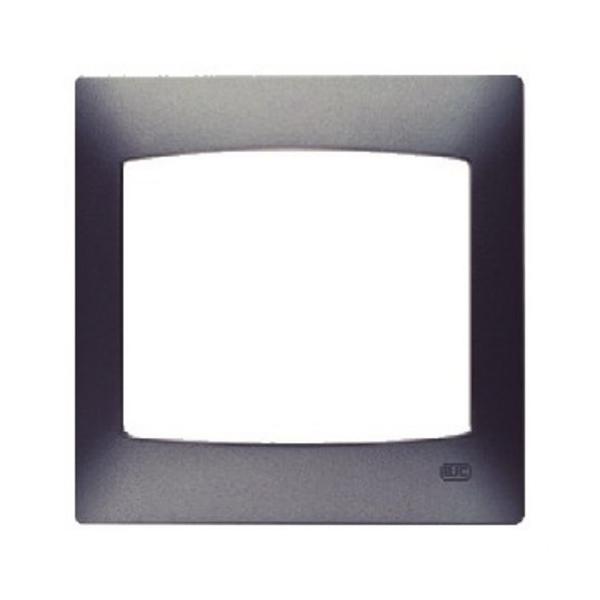 PLACA 2 ELEMENTOS HORIZONTAL SERIE CORAL SIN BASTIDOR EN GRIS LAVA