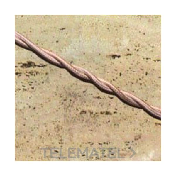 CABLE TRENZADO AISLANTE GARBY MNIMO 2x1,5mm MARRN