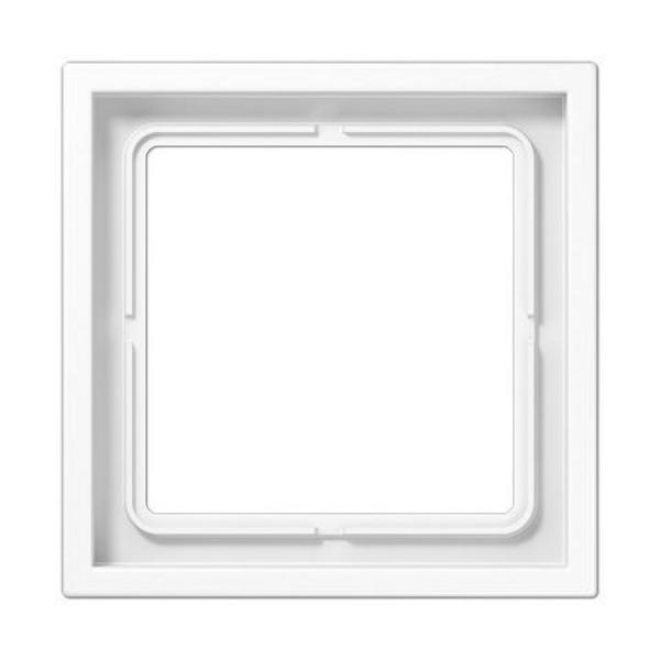 MARCO 1 ELEMENTO 81x81mm SERIE LS ZERO TERMOPLSTICO BLANCO ALPINO