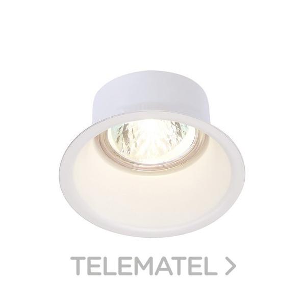 DOWNLIGHT HORN MR16 GU10 50W BLANCO MATE