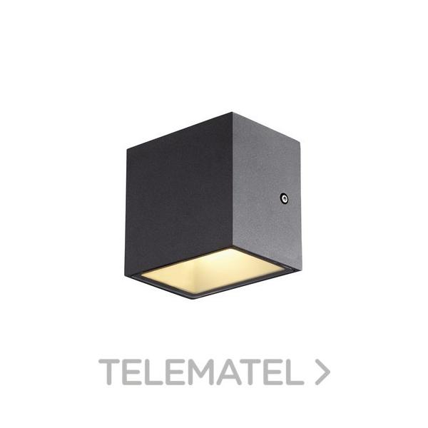 LUMINARIA DE PARED SITRA CUBE WL ANTRACITA 3000K IP44 10W