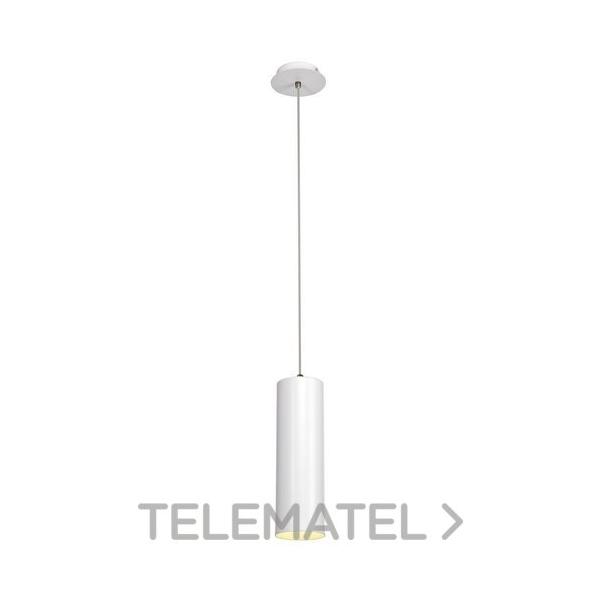 LUMINARIA SUSPENDIDA ENOLA E27/R80 60W+base BLANCO