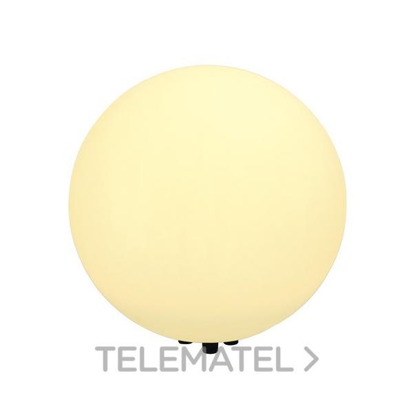 LUMINARIA ROTOBALL SUELO EXTERIOR E27 24W BLANCO