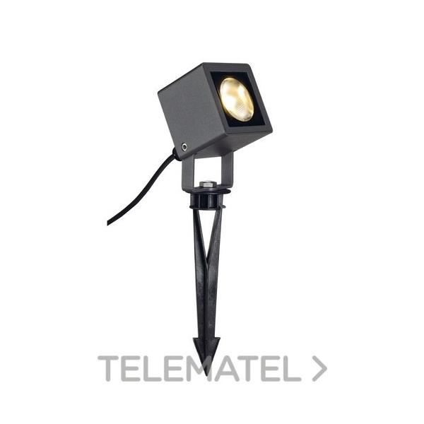 LUMINARIA SMALL CUADRADO LED SPOT 6W 3000K ANTRACITA