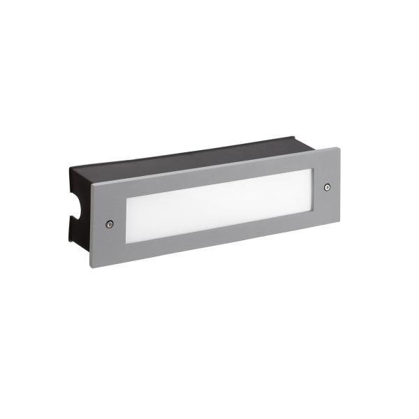 EMPOTRABLE PARED IP66 MICENAS LED PRO LED 8,7W 3000K GRIS 731lm