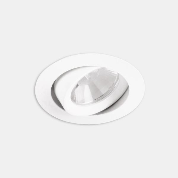 DOWNLIGHT PLAY FLAT REDONDO 11,9W 3000K CRI90 44,4 BLANCO IP23 1297lm