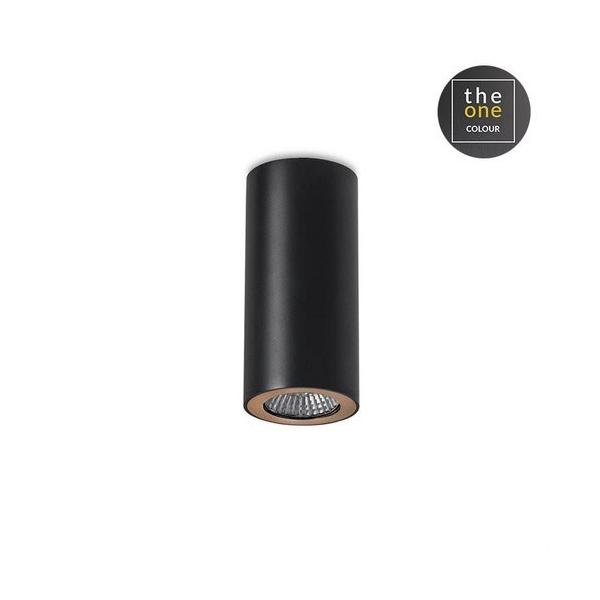 LUMINARIA PIPE 50W NEGRO DORADO