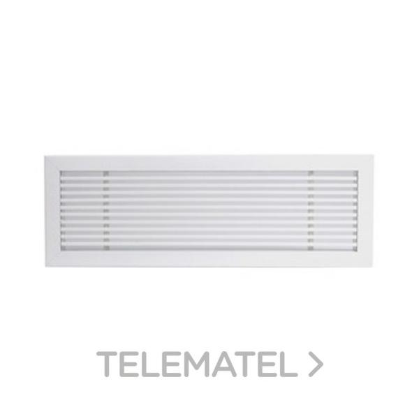 REJILLA LINEAL CLIP 400x100mm BLANCO