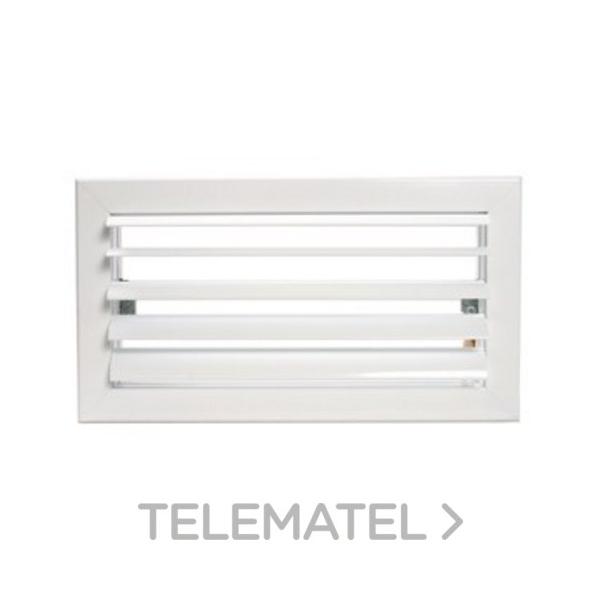 REJILLA MOTORIZADO 1 DIRECCIONES CLIP 400x150mm BLANCO